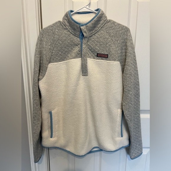 Vineyard Vines Tops - Grey Quilted Shep Shirt